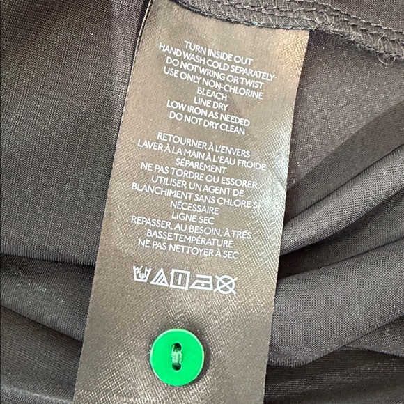 Anthropologie Gillian Liquid Shine Shirt Size L Long Sleeve Button Down Green - Picture 10 of 11